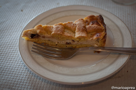 Crostata di ricotta e cioccolato