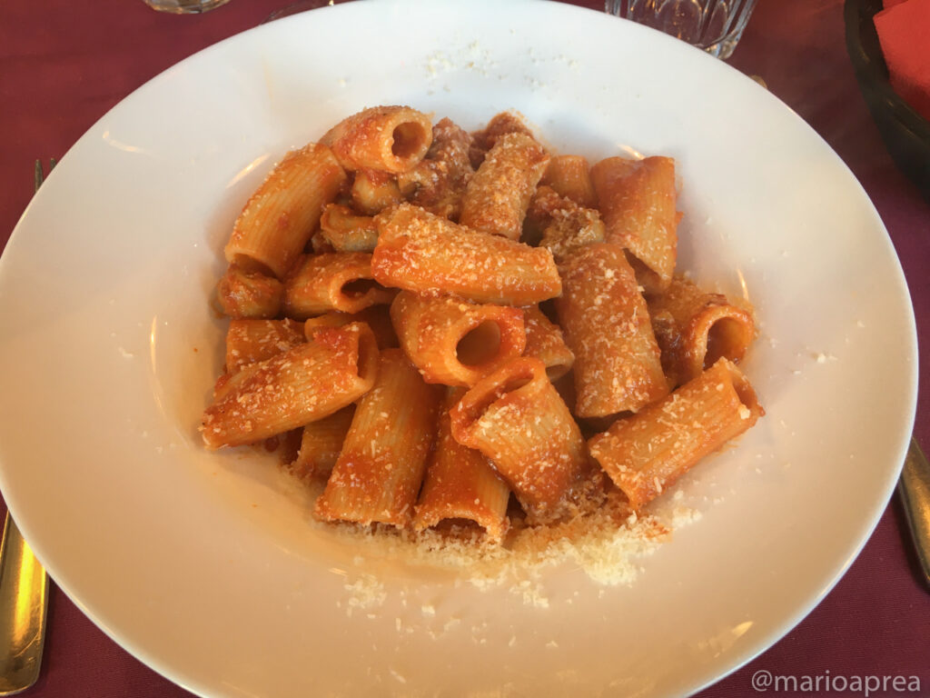 Rigatoni con Pajata